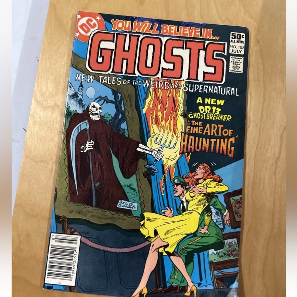 Vintage Ghosts Comic Book Ghosts #102 (DC Comics July 1981)